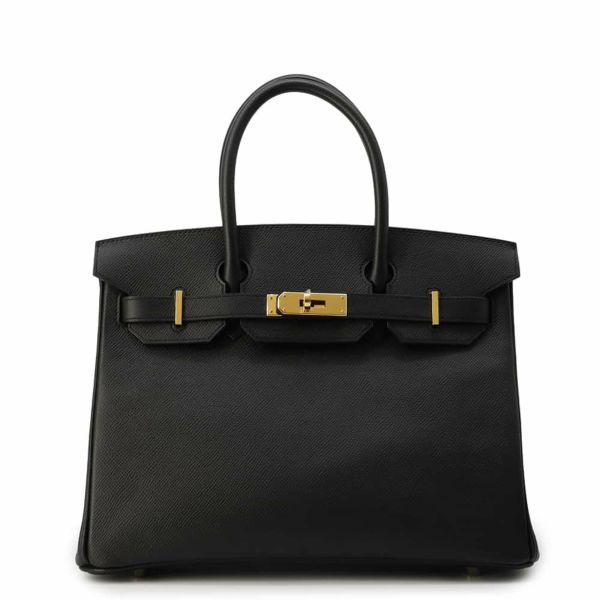 エルメス バーキン30 ブラック/ゴールド金具 エプソン A刻印 HERMES Birkin ハンドバッグ