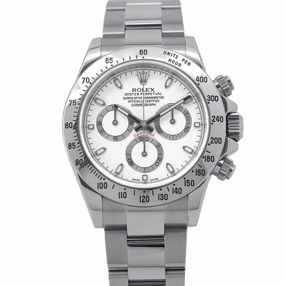 ロレックス コスモグラフ デイトナ 116520 ROLEX 腕時計 クロノグラフ ウォッチ 白文字盤