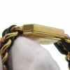 シャネル プルミエール S H0001 CHANEL 腕時計 レディース 黒文字盤