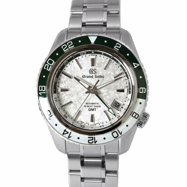 セイコー グランドセイコー スポーツコレクション メカニカルハイビート 36000 GMT 雪渓 シルバー文字盤