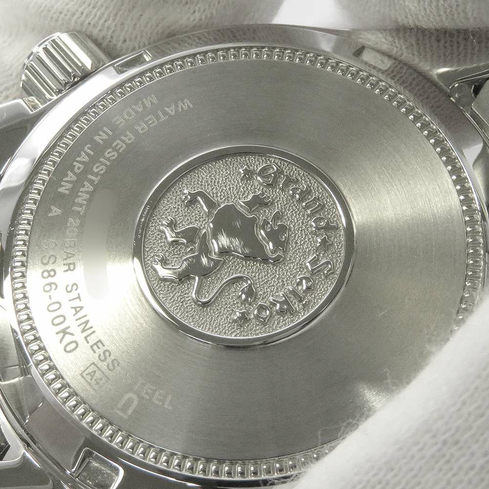 セイコー グランドセイコー スポーツコレクション メカニカルハイビート 36000 GMT 雪渓 シルバー文字盤