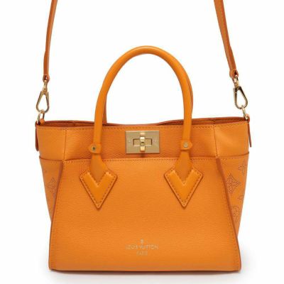 ルイヴィトン ハンドバッグ マヒナ/カーフレザー オンマイサイドPM M57730 LOUIS VUITTON 2wayショルダーバッグ 安心保証