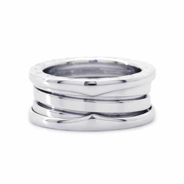 ブルガリ リング ビーゼロワン B-zero1 2バンド K18WGホワイトゴールド リングサイズ52 BVLGARI 指輪 ジュエリー
