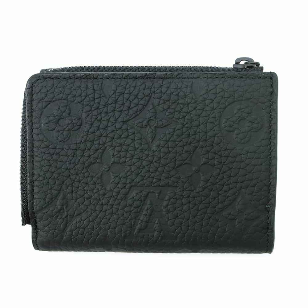 ルイヴィトン 三つ折り財布 モノグラム・パターン ポルトフォイユ・パイロット M82556 トリヨンレザー 黒 ブラック