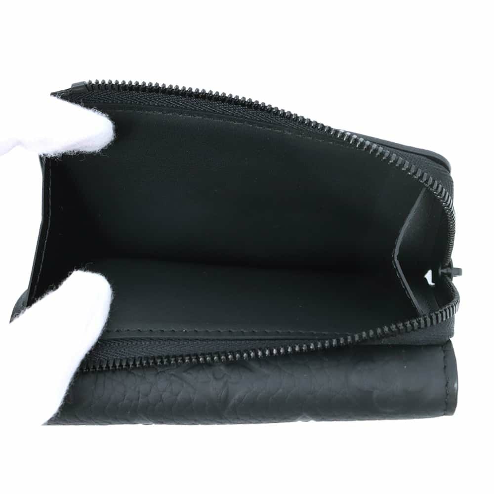 ルイヴィトン 三つ折り財布 モノグラム・パターン ポルトフォイユ・パイロット M82556 トリヨンレザー 黒 ブラック