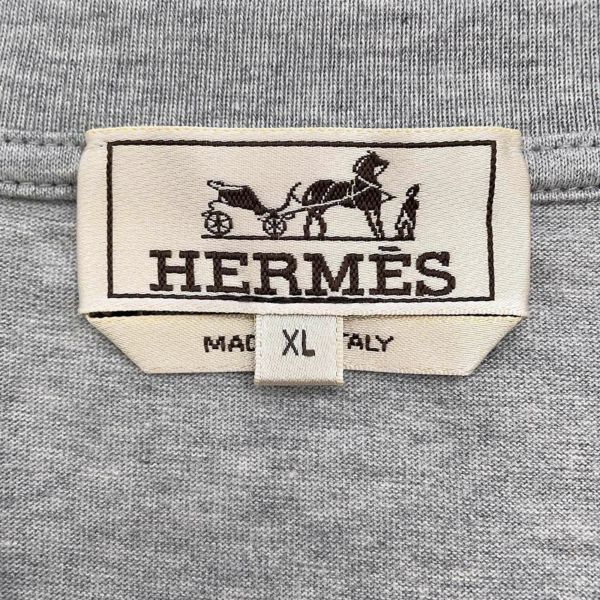 エルメス Tシャツ クォーターバッシュ コットン メンズサイズXL HERMES トップス