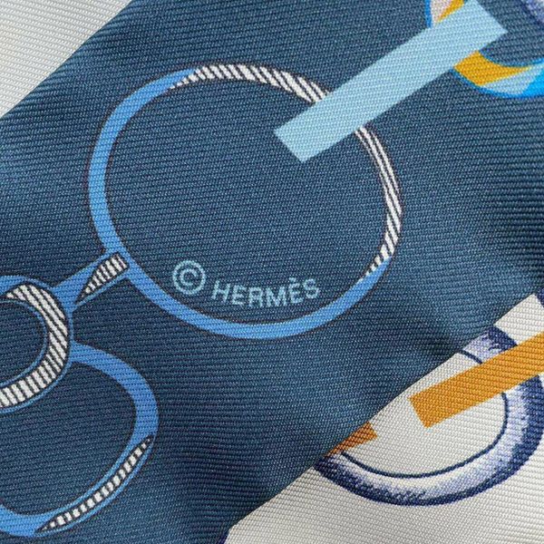 エルメス スカーフ ツイリー ド・レ・ブックル Do Re Boucles HERMES シルク 2023春夏