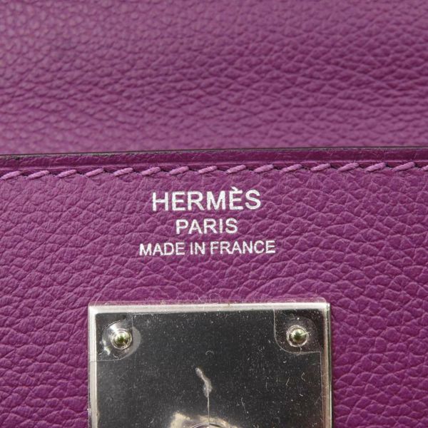 エルメス ハンドバッグ ケリー28 内縫い アネモネ/シルバー金具 エバーカラー Y刻印 HERMES Kelly 2wayバッグ