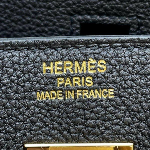 エルメス バーキン40 ブラック/ゴールド金具 トゴ W刻印 HERMES Birkin ハンドバッグ