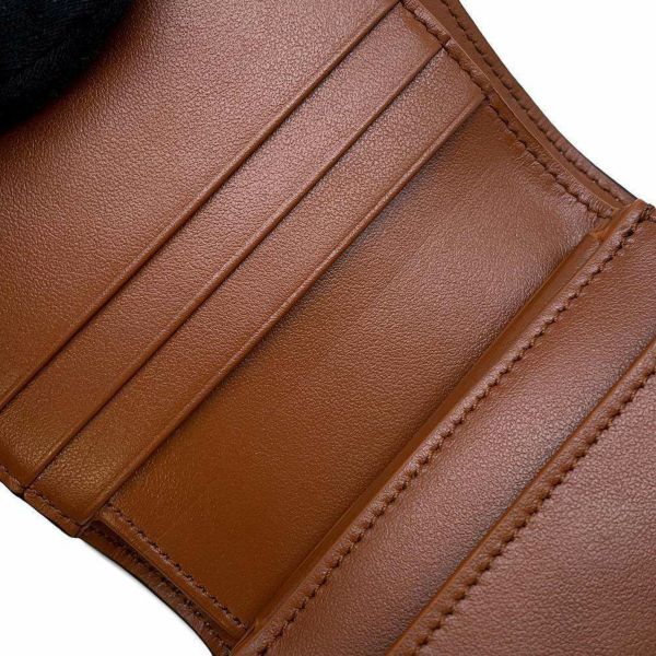 セリーヌ 三つ折り財布 スモール フラップウォレット トリオンフ 10D782GEB.14ML CELINE 財布