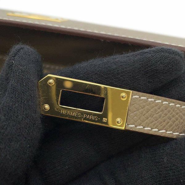 エルメス ケリーウォレット ロング トゥーゴー エトゥープ/ゴールド金具 エプソン Z刻印 財布