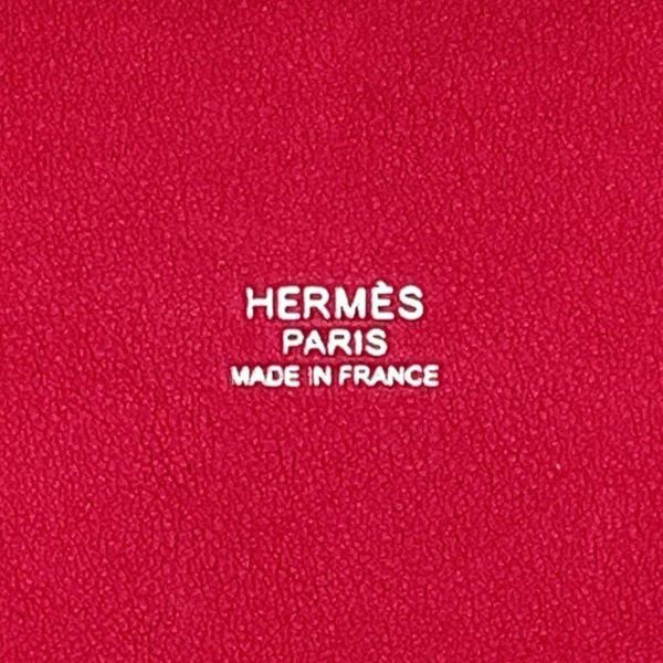 エルメス トートバッグ HアンビエGM フランボワーズ スイフト/トワルアッシュ Z刻印 HERMES ハンドバッグ