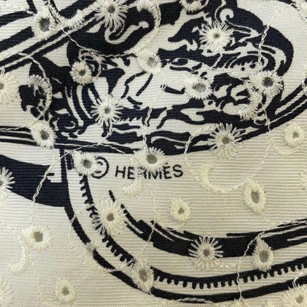 エルメス スカーフ カレ70 ブリッド ドゥ ガラ イングリッシュ・エンブロイダリー 刺繍 シルク 2023春夏