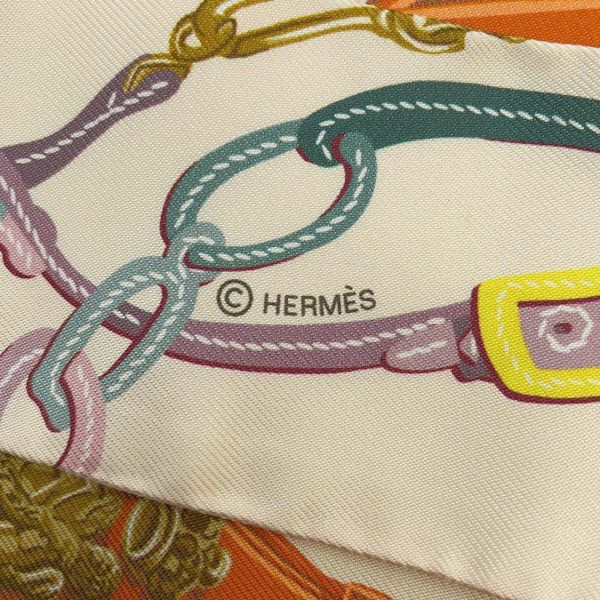 エルメス スカーフ ツイリー ブリッド・ドゥ・ガラアップリケピケ HERMES シルク 2023春夏