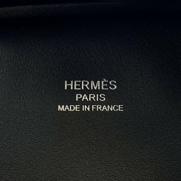 エルメス バーキン25 カーゴ ブルーマリン/ブラック/シルバー金具 トワルゴエラン/スイフト W刻印 HERMES Birkin