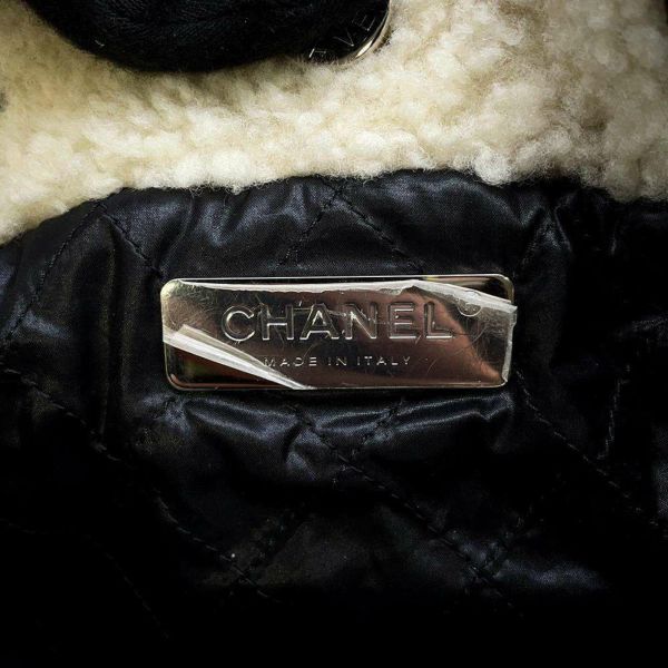 シャネル トートバッグ ココネージュ  ムートン AS0981 CHANEL 2WAYショルダーバッグ