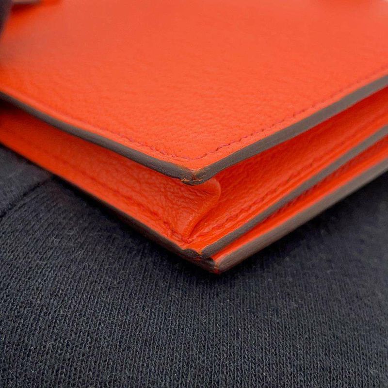 エルメス 長財布 ベアンスフレ カプシーヌ/ゴールド金具 シェブルミゾル A刻印 HERMES 財布