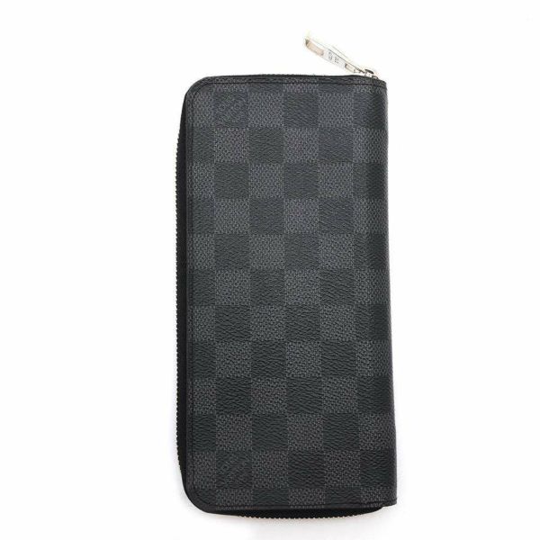 新型✨ ルイヴィトン 長財布 ダミエグラフィット ジッピー ヴェルティカル 黒 LOUIS VUITTON ルイ・ヴィトン ダミエ グラフィット 長財布
