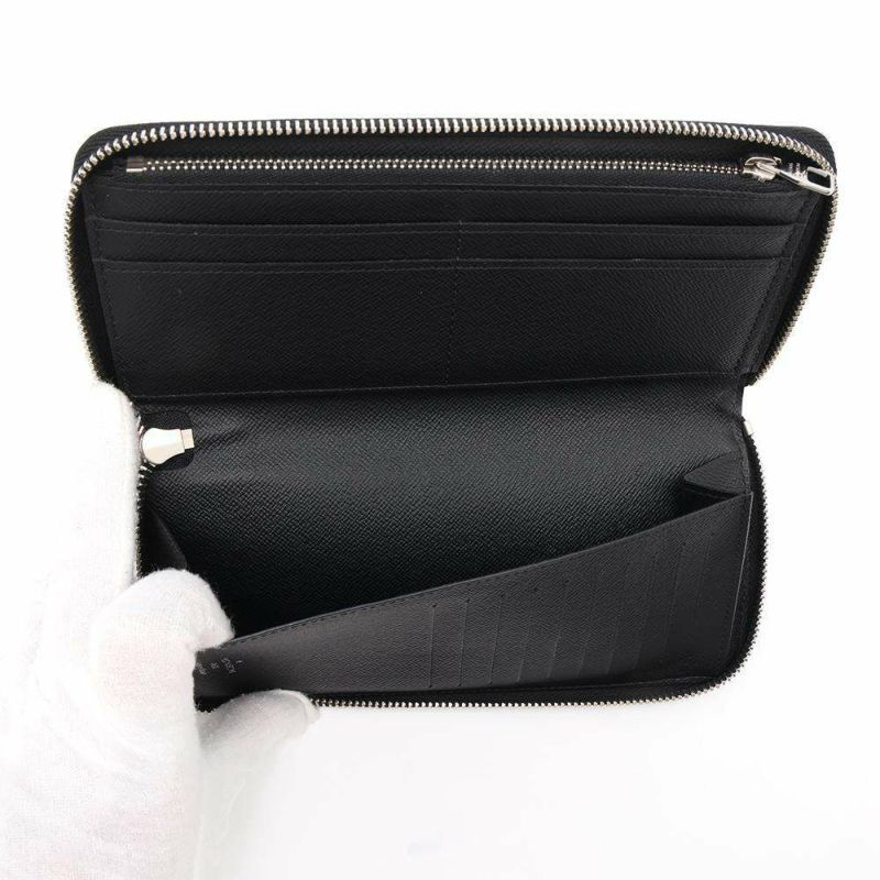 ルイヴィトン 長財布 ダミエ・グラフィット ジッピーウォレット・ヴェルティカル N63095 ブラック 黒