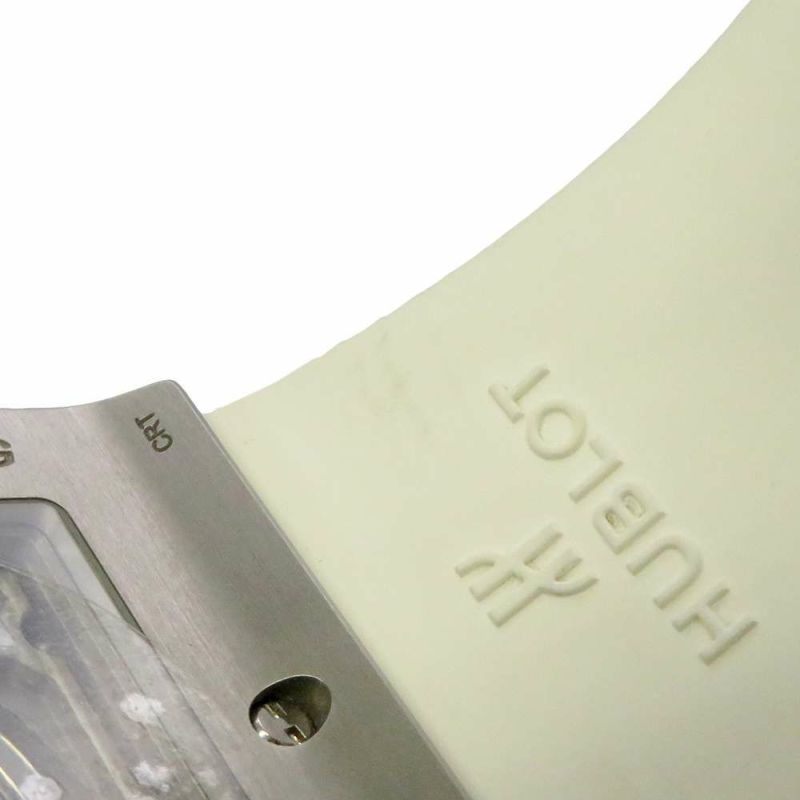 ウブロ スピリット オブ ビッグ・バン チタニウム ホワイト 日本限定 601NE.0172.LR.JPN17 HUBLOT シルバー/スケルトン文字盤