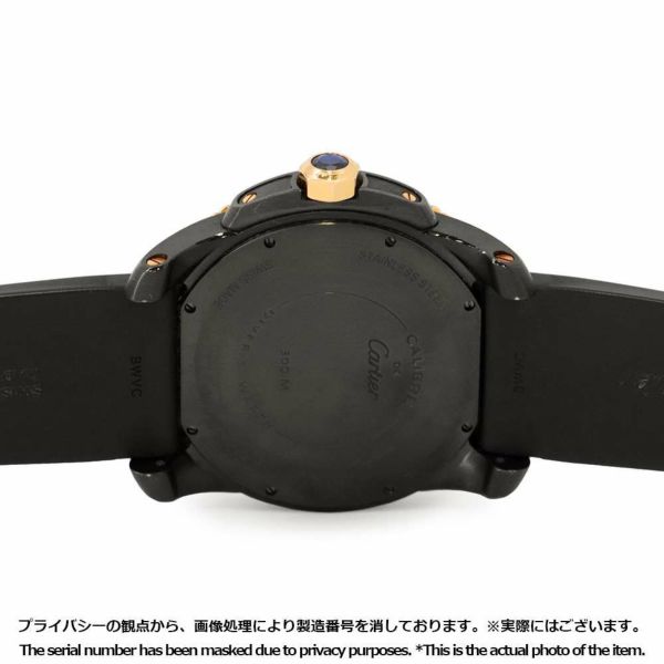 カルティエ カリブル ドゥ カルティエ ダイバー W2CA0004 Cartier 腕時計 黒文字盤