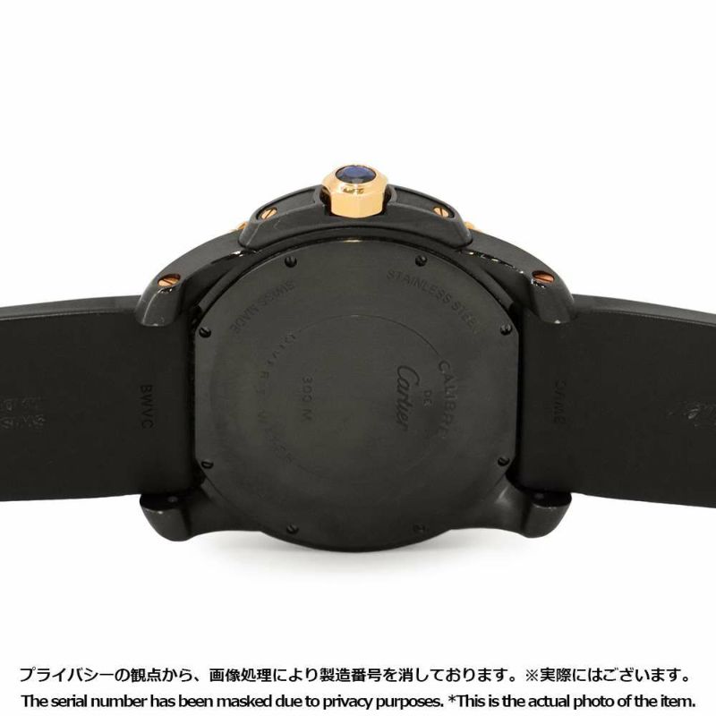 カルティエ カリブル ドゥ カルティエ ダイバー W2CA0004 Cartier 腕時計 黒文字盤