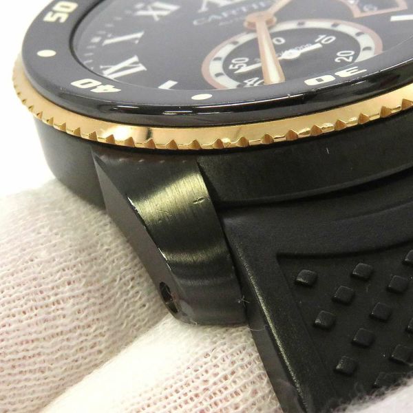 カルティエ カリブル ドゥ カルティエ ダイバー W2CA0004 Cartier 腕時計 黒文字盤
