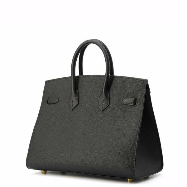 エルメス バーキン25 セリエ ブラック/ゴールド金具 エプソン 刻印 HERMES Birkin ハンドバッグ 黒