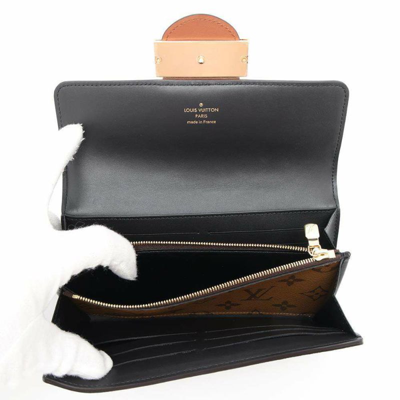 ルイヴィトン 長財布 モノグラム・リバース ポルトフォイユ・サラ ドーフィーヌ M46645 LOUIS VUITTON