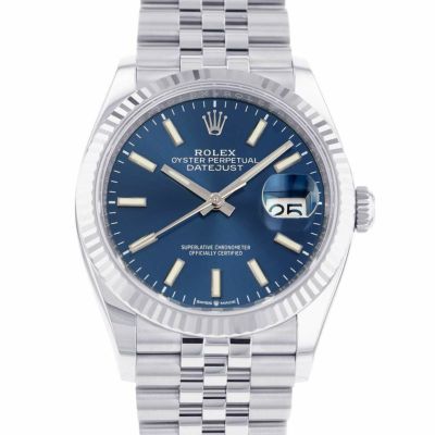 ☆ロレックス デイトジャスト36 126200 ROLEX 腕時計 ブルー