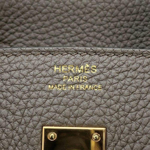 エルメス バーキン25 エタン/ピンクゴールド金具 トゴ D刻印 HERMES Birkin ハンドバッグ