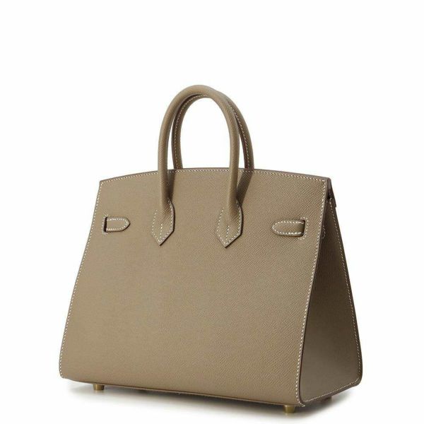 エルメス バーキン25 セリエ エトゥープ/ゴールド金具 エプソン W刻印 HERMES Birkin ハンドバッグ