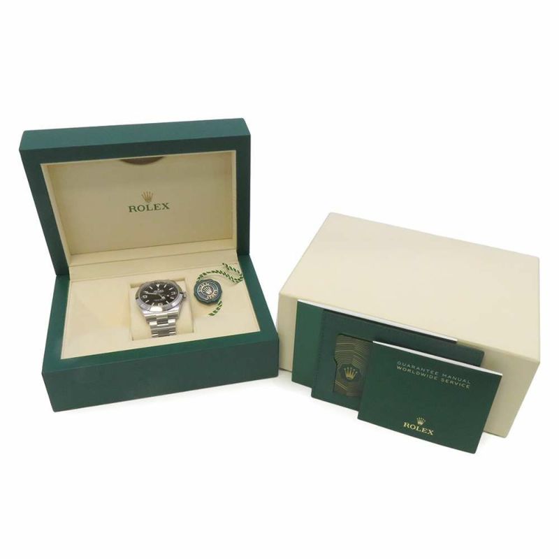 ロレックス エクスプローラー1 40 ランダムシリアル ルーレット 224270 ROLEX 腕時計 黒文字盤