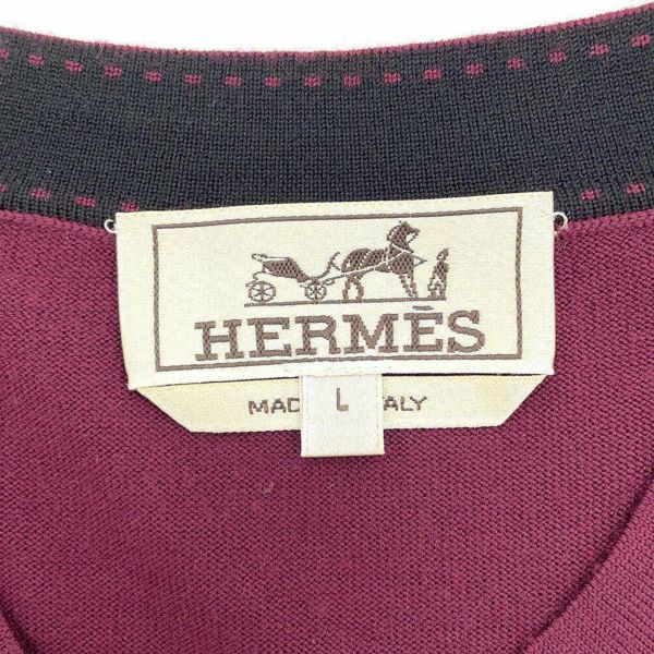 エルメス トップス ニットセーター ウール メンズサイズL HERMES アパレル