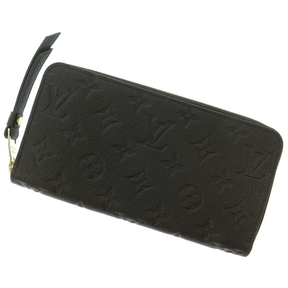 ルイヴィトン 長財布 モノグラム・アンプラント ジッピー・ウォレット M61864 LOUIS VUITTON 黒