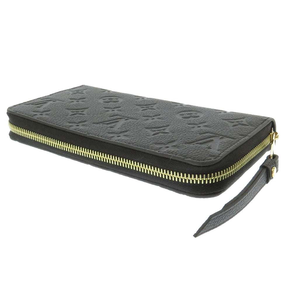 ルイヴィトン 長財布 モノグラム・アンプラント ジッピー・ウォレット M61864 LOUIS VUITTON 黒