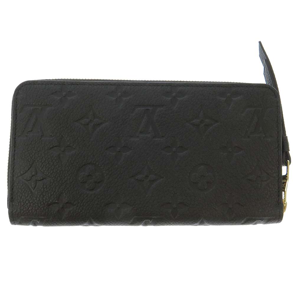 ルイヴィトン 長財布 モノグラム・アンプラント ジッピー・ウォレット M61864 LOUIS VUITTON 黒