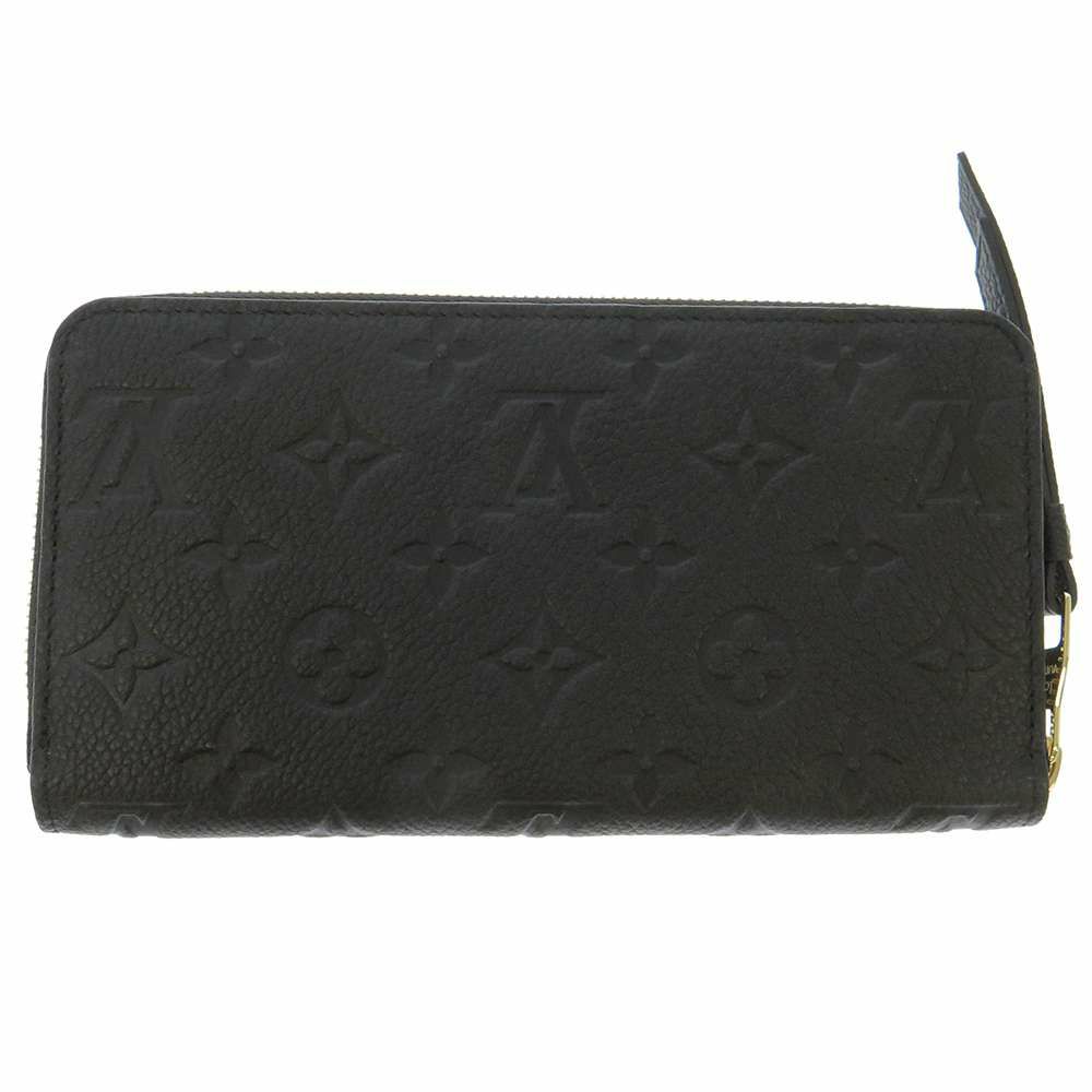 ルイヴィトン 長財布 モノグラム・アンプラント ジッピー・ウォレット M61864 LOUIS VUITTON 黒