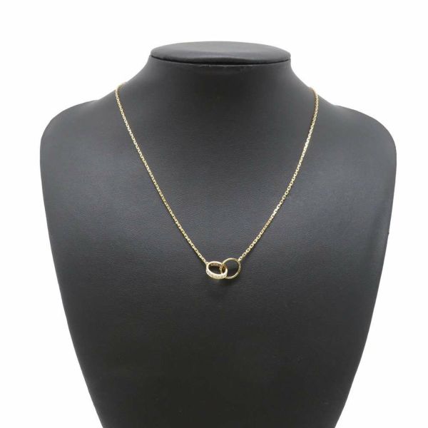 カルティエ ネックレス LOVE ネックレス ダイヤモンド 18P 計0.22ct K18YGイエローゴールド B7013800 ベビーラブ ペンダント