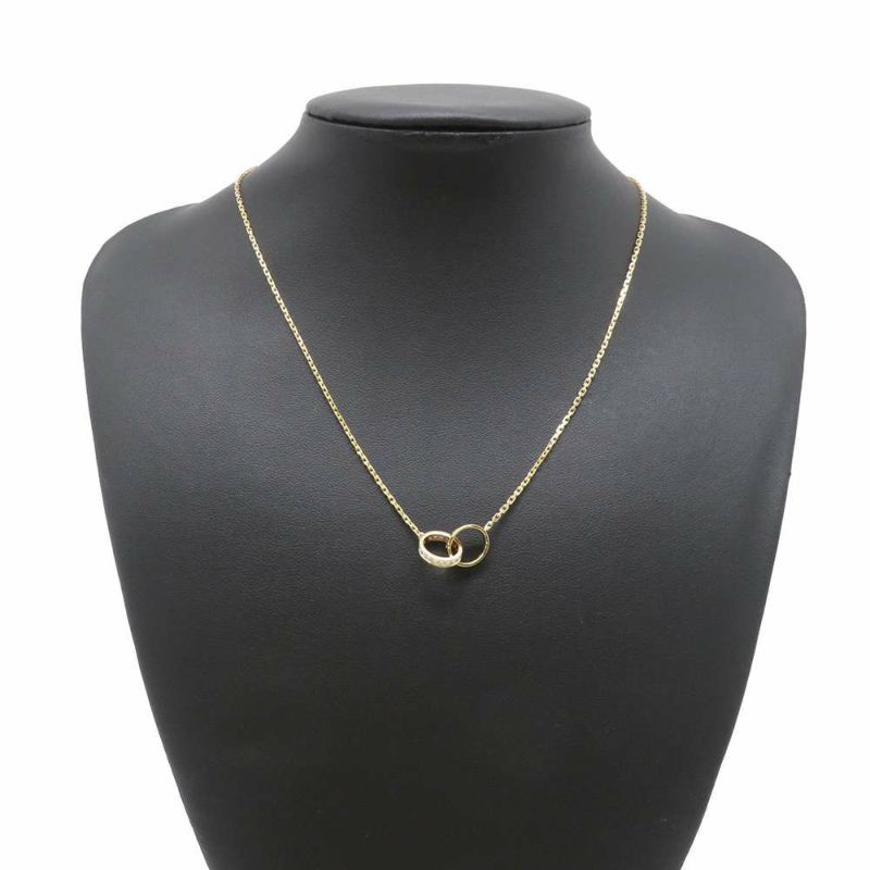 カルティエ ネックレス LOVE ネックレス ダイヤモンド 18P 計0.22ct K18YGイエローゴールド B7013800 ベビーラブ ペンダント