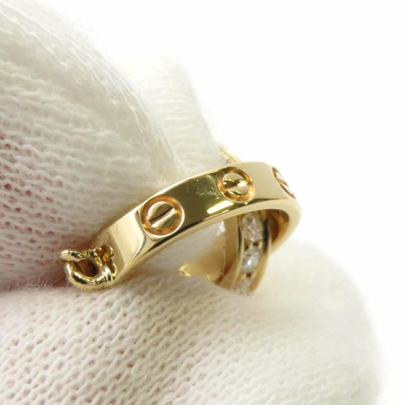 カルティエ ネックレス LOVE ネックレス ダイヤモンド 18P 計0.22ct K18YGイエローゴールド B7013800 ベビーラブ ペンダント