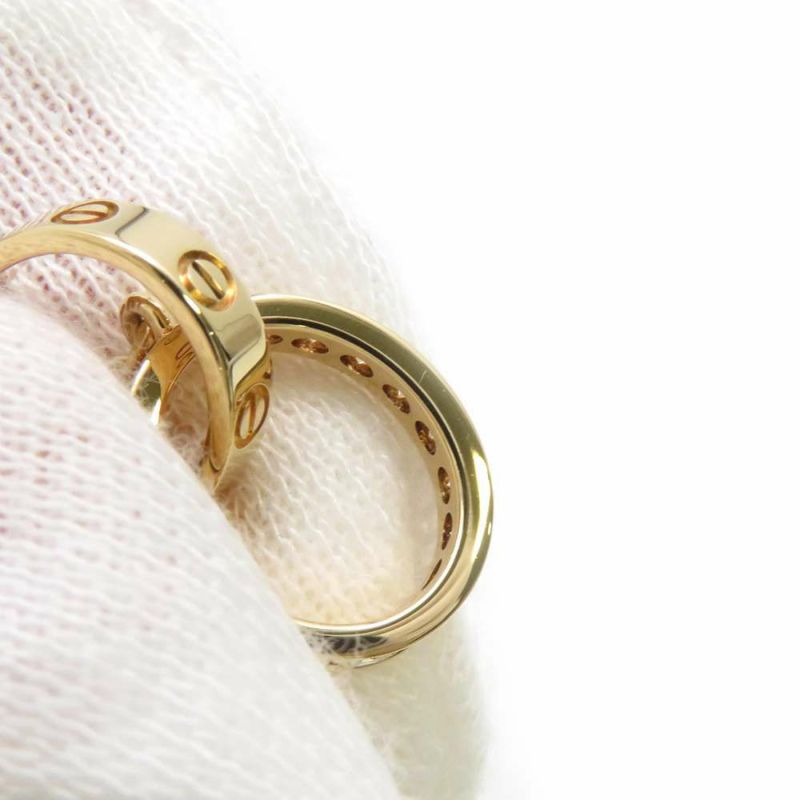 カルティエ ネックレス LOVE ネックレス ダイヤモンド 18P 計0.22ct K18YGイエローゴールド B7013800 ベビーラブ ペンダント