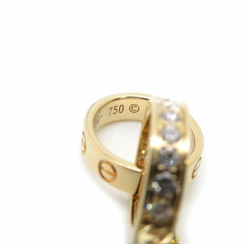 カルティエ ネックレス LOVE ネックレス ダイヤモンド 18P 計0.22ct K18YGイエローゴールド B7013800 ベビーラブ ペンダント