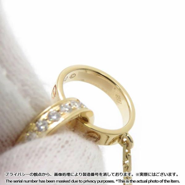 カルティエ ネックレス LOVE ネックレス ダイヤモンド 18P 計0.22ct K18YGイエローゴールド B7013800 ベビーラブ ペンダント