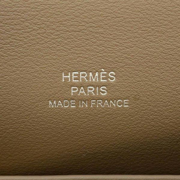 エルメス ハンドバッグ ポシェットケリー エトゥープ/シルバー金具 スイフト W刻印 HERMES バッグ