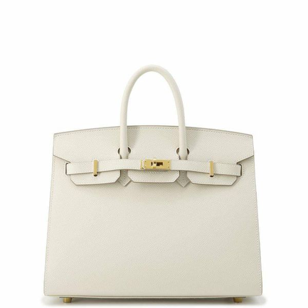 エルメス バーキン25 セリエ クレ/ゴールド金具 エプソン W刻印 HERMES Birkin ハンドバッグ