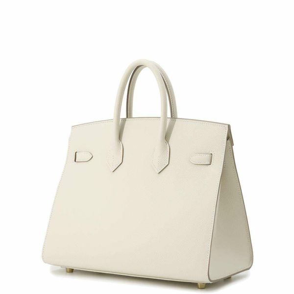 エルメス バーキン25 セリエ クレ/ゴールド金具 エプソン W刻印 HERMES Birkin ハンドバッグ