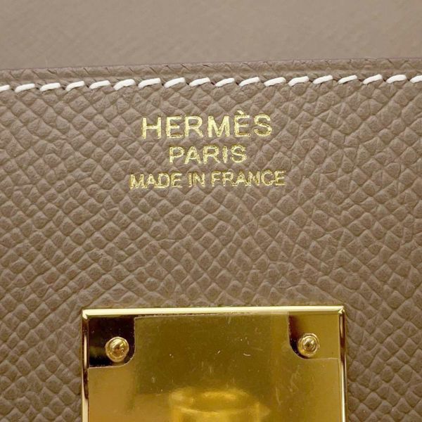 エルメス バーキン30 エトゥープ/ゴールド金具 エプソン W刻印 HERMES Birkin ハンドバッグ