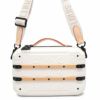 ルイヴィトン ショルダーバッグ カーフレザー フューチャー・トランク M21950 LOUIS VUITTON ハンドバッグ 白 黒