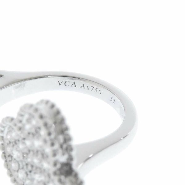 ヴァンクリーフ&アーペル リング マジックアルハンブラ アントレ レ ドア ダイヤモンド 1.60ct K18WG VCARN9WT00